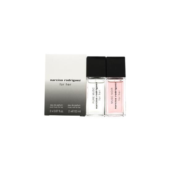 Narciso Rodriguez Layering Duo For Her Gift Set 20ml For Her Pure Musc Eau De Parfum + 20ml For Her Musc Noir Eau De Parfum