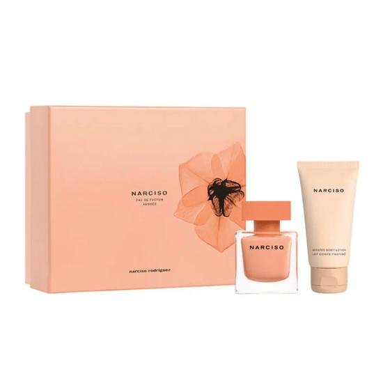 Narciso Rodriguez Narciso Ambree Women's Eau De Parfum Gift Set Spray With Body Lotion 50ml