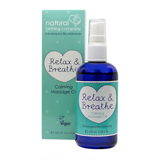 Natural Birthing Company Relax & Breathe Calming Massage Oil 100ml