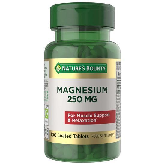 Nature's Bounty Magnesium 250mg Tablets