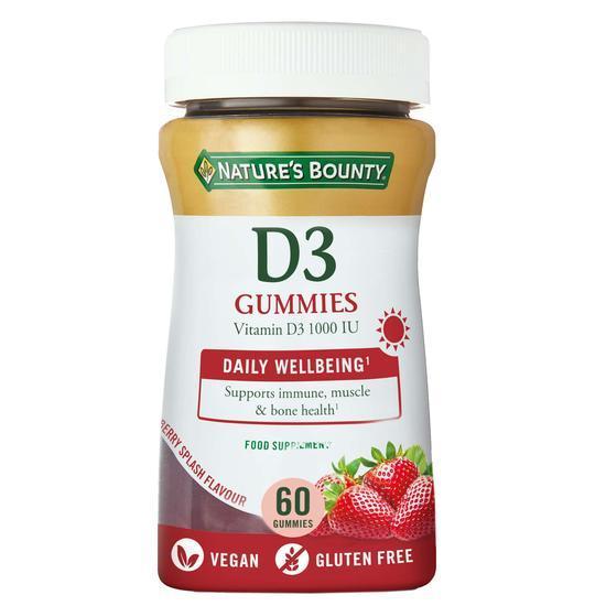 Nature's Bounty Vitamin D3 1000iu Gummies