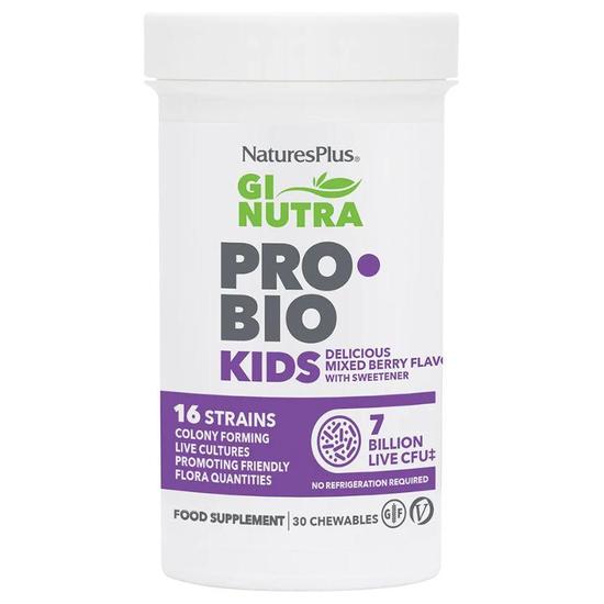 Nature's Plus GI Nutra Kids Chewables 30 Chewables