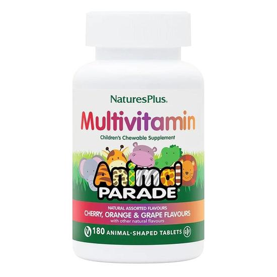 Nature's Plus Natures Plus Animal Parade Assorted Flavour Chewables 180 Chewables