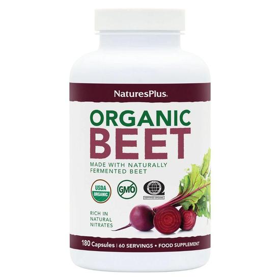 Nature's Plus Organic Beetroot Capsules