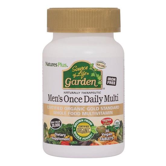 Nature's Plus Source Of Life Garden Organic Mens Daily Tablets 30 Tablets