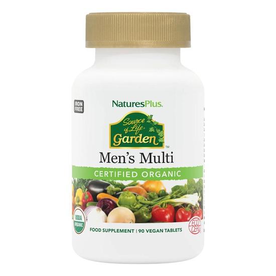 Nature's Plus Source Of Life Garden Organic Mens Multi Tablets 90 Tablets