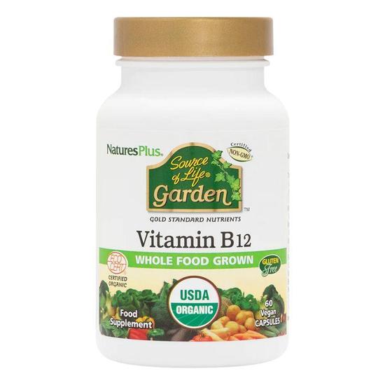 Nature's Plus Source Of Life Garden Vitamin B12 1000ug Vegicaps 60 Vegicaps