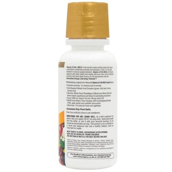 Nature's Plus Source Of Life Gold Multi Vitamin Liquid 236ml