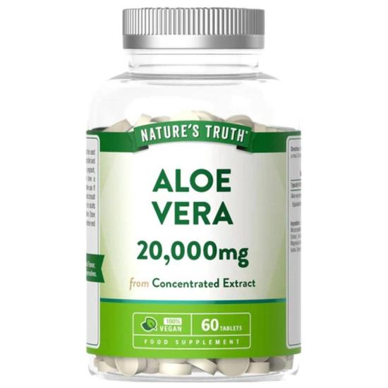 Nature's Truth Aloe Vera 20000mg Tablets 60 Tablets