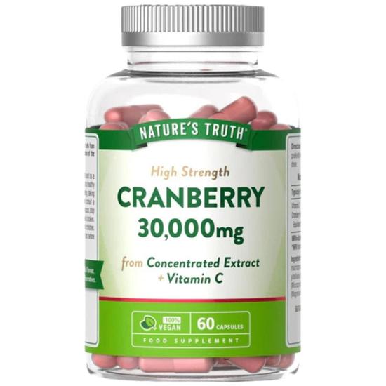 Nature's Truth Cranberry Extract 30, 000mg Capsules 60 Capsules