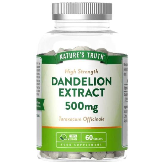 Nature's Truth Dandelion Extract 500mg Tablets 60 Tablets