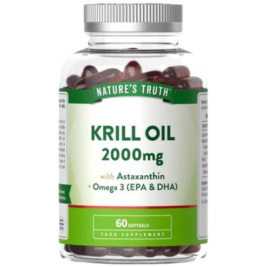 Nature's Truth Krill Oil 2000mg Softgels 60 Softgels