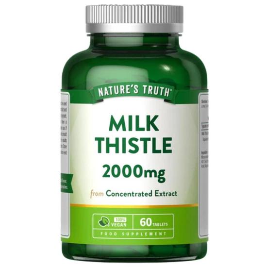 Nature's Truth Milk Thistle 2000mg Tablets 60 Tablets