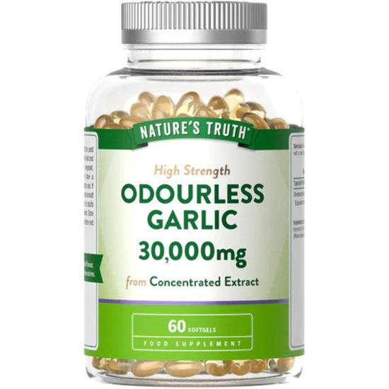 Nature's Truth Odourless Garlic 30000mg Capsules 60 Capsules