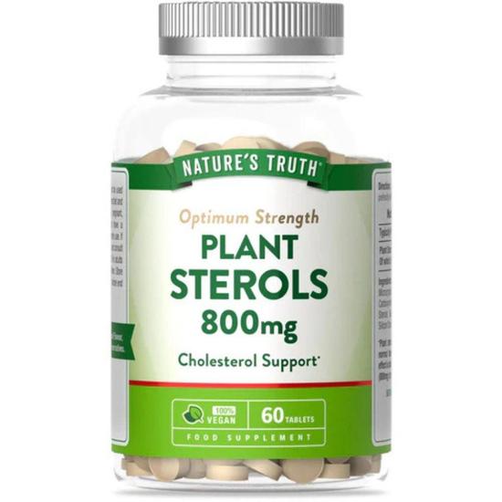 Nature's Truth Plant Sterols 800mg Tablets 60 Tablets