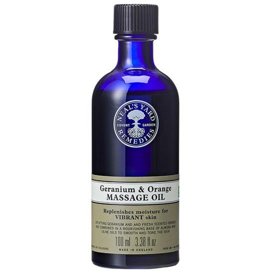 Neal's Yard Remedies Geranium & Orange Massage Oil 100ml