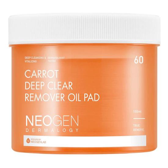 Neogen Dermalogy Carrot Deep Clear Oil Pad 60 pads