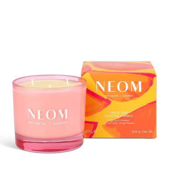 Neom Organics Great Day 3 Wick Candle Wild Mint & Mandarin