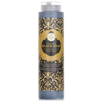 Nesti Dante Luxury Liquid Black Soap With Vegetal Active Carbon 300ml