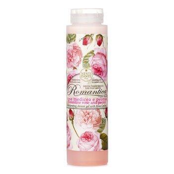 Nesti Dante Romantica Exhilarating Shower Gel With Rosa Canina Florentine Rose & Peony 300ml