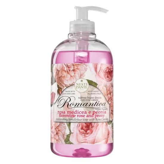 Nesti Dante Romantica Florentine Rose & Peony Liquid Soap