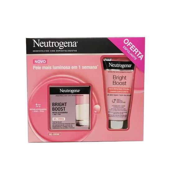 Neutrogena Bright Boost Gel-Cream + Resurfacing Face Polish