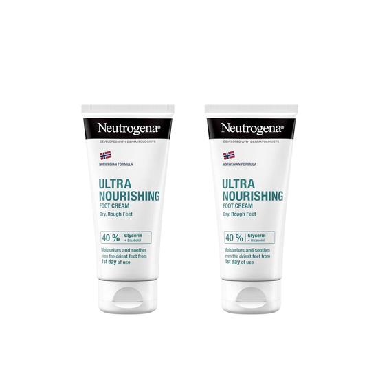 Neutrogena Ultra-Nourishing Foot Cream 100ml x2
