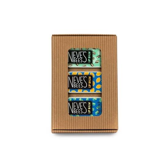Neve's Bees Don't Bee Blue Lip Balm Gift Box