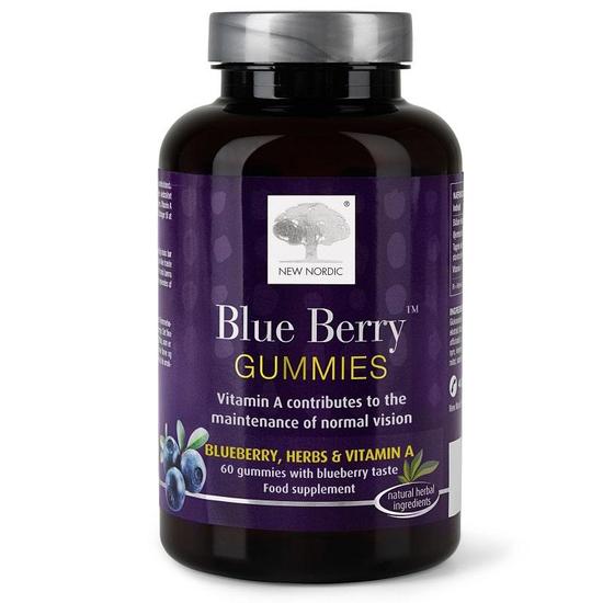 New Nordic Blue Berry Gummies 60 Gummies