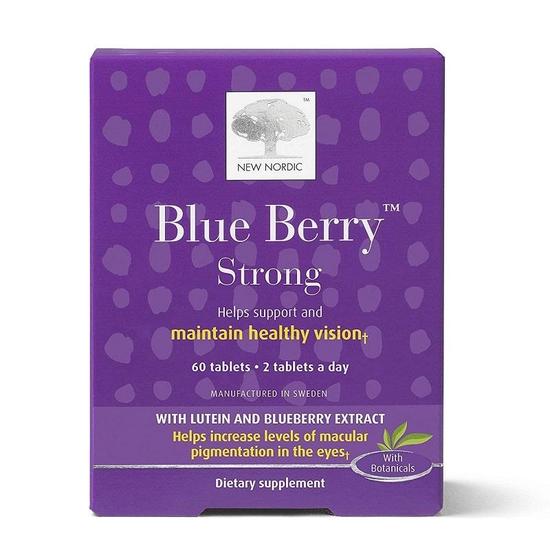 New Nordic Blue Berry Tablets 60 Tablets