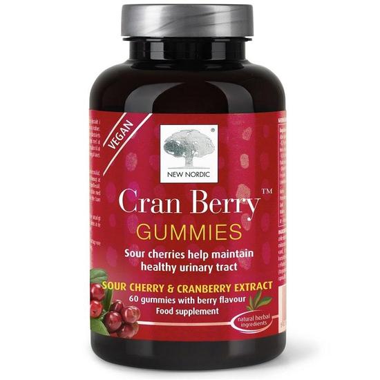 New Nordic Cran Berry Gummies 60 Gummies