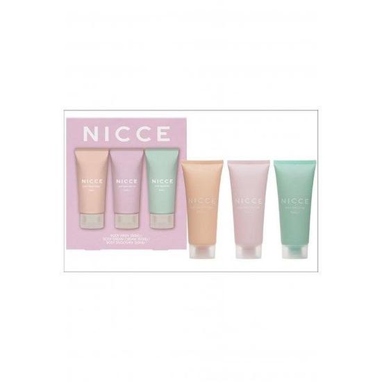 Nicce For Women Body Set Trio Body Wash 150ml Body Cream 150ml, Body Smoother 150ml