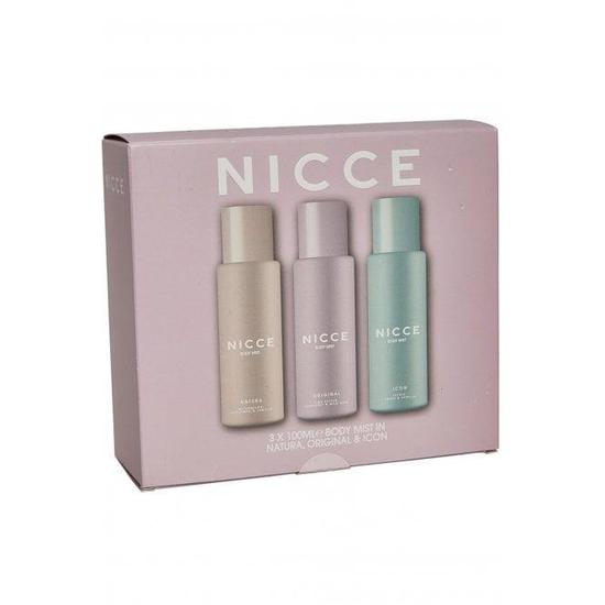 Nicce For Women Set : Body Mist Trio Original, Natura, Icon 100ml