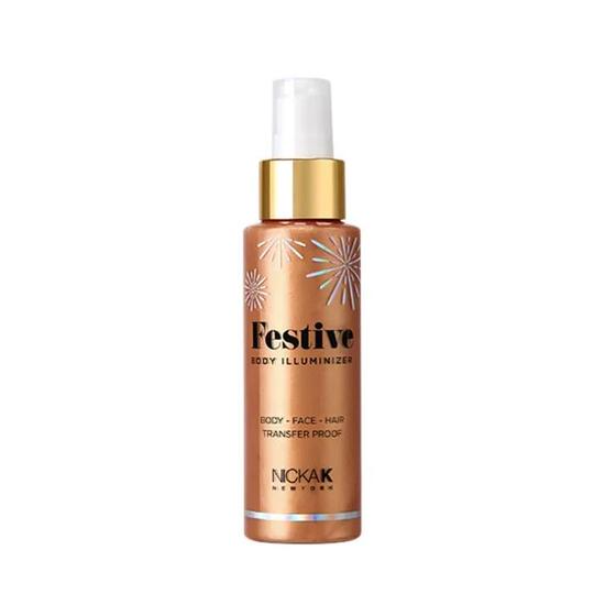 NICKA K NEWYORK Festive Body Illuminizer Bronze Gold