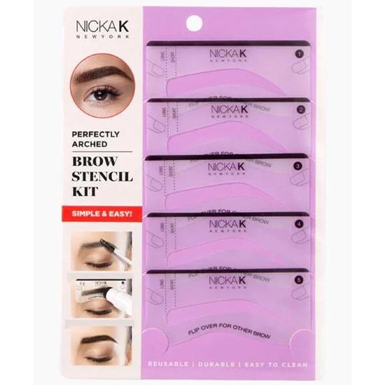 NICKA K NEWYORK NK Perfectly Arched Brow Stencil Kit