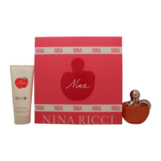 Nina Ricci Les Belles De Nina Gift Set 80ml Eau De Toilette + 100ml Body Lotion