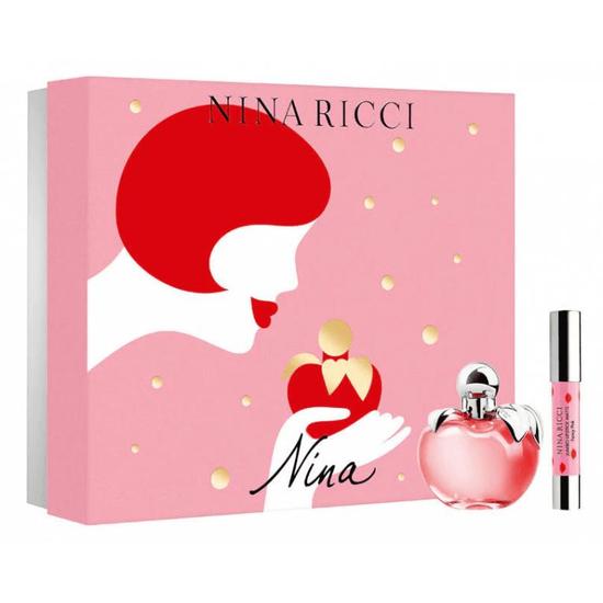 Nina Ricci Nina Les Belles De Nina Eau De Toilette 50ml + Lipstick 2.5g Gift Set