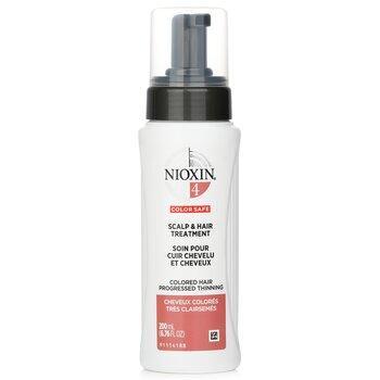 Nioxin Diameter System 4 Scalp & Hair Treatment Coloured Hair, Progressed Thinning, Colour Safe 200ml