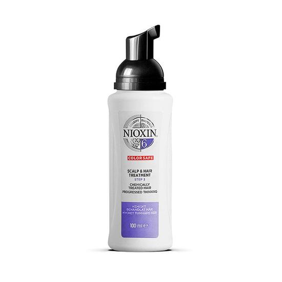 Nioxin System 6 Scalp & Hair Treatment For Chemically Treated Hair With Progressed Thinning