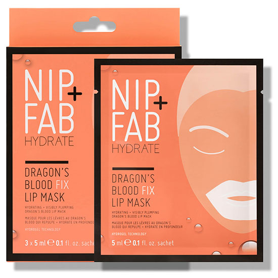 NIP+FAB Dragon's Blood Fix Lip Masks Pack Of 3