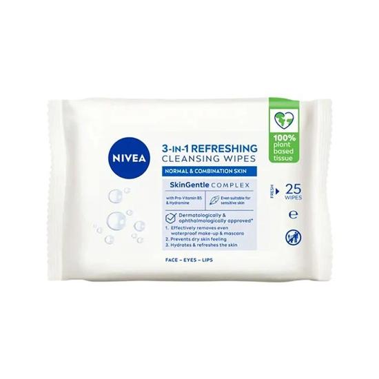 Nivea 3 In1 Refreshing Cleansing Wipes