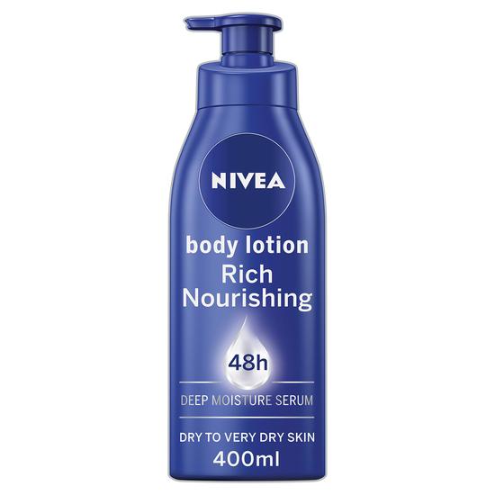 Nivea Body Lotion For Dry Skin, Rich Nourishing 400ml