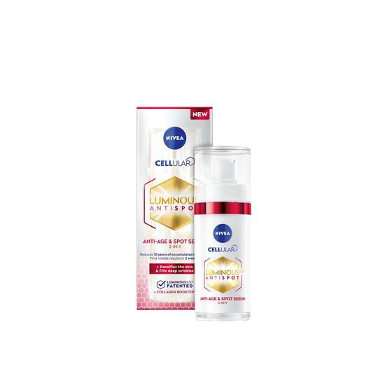Nivea Cellular Luminous 630 2-In-1 Anti-Age & Spot Serum 30ml