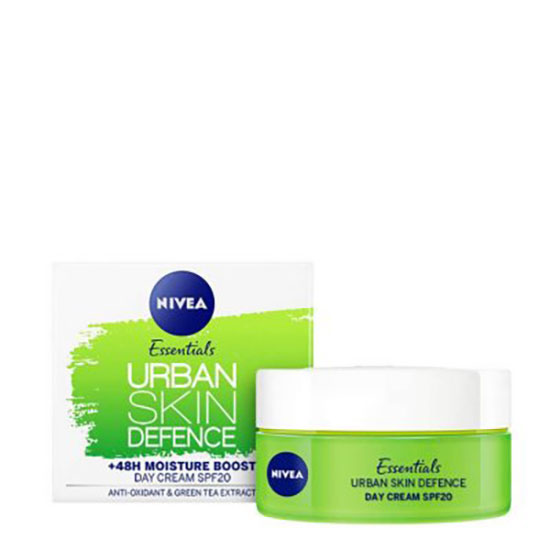 Nivea Daily Essentials Urban Skin Defence Moisture Boost Day Cream SPF20 50ml