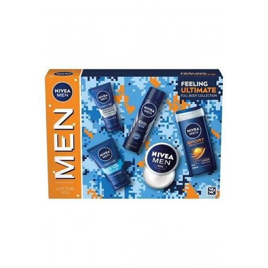 Nivea Men Feeling Ultimate Full Body Collecction AntiPersp, Shower, Creme, Wash & Scrub