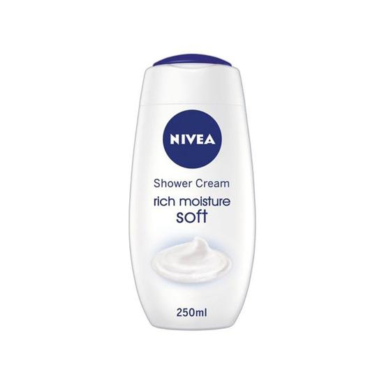 Nivea Shower Cream Gel, Rich Moisture Soft 250ml