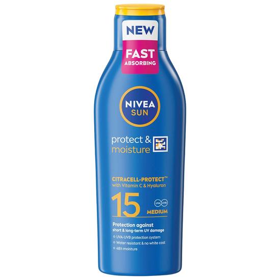 Nivea Sun Care Protect & Moisture SPF 15 Lotion