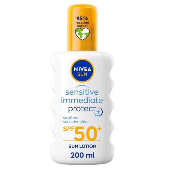 Nivea Sun Care Sensitive Immediate Protect SPF 50+ Spray