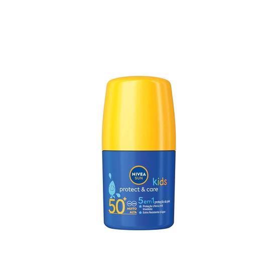 Nivea Sun Kids Protect & Care 5-In-1 Roll-On SPF 50+ 50ml