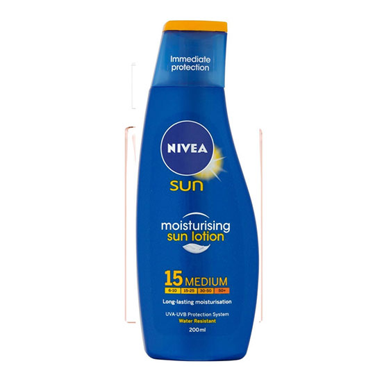 Nivea Moisturising Sun Lotion SPF15 Medium